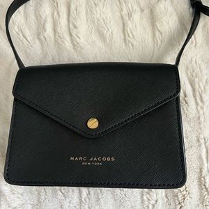 Marc Jacobs Black Saffiano Leather Crossbody/Shoulder Bag Purse